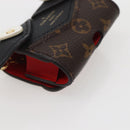 LOUIS VUITTON Monogram Etui Earphones Cow Earphone case GI0568 LV Auth 141692-16