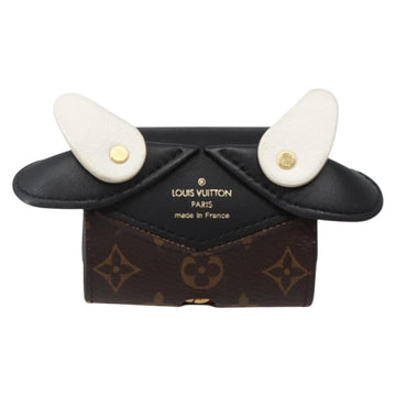 LOUIS VUITTON Monogram Etui Earphones Cow Earphone case GI0568 LV Auth 141692 - 0