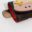 LOUIS VUITTON Monogram Etui Earphones Cow Earphone case GI0568 LV Auth 141692-14