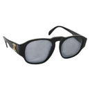 CHANEL Sunglasses Plastic Black CC Auth 141693-1