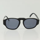 CHANEL Sunglasses Plastic Black CC Auth 141693-2
