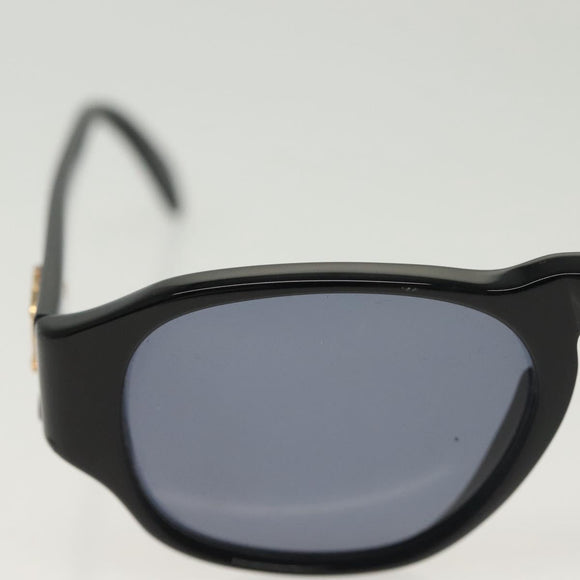 CHANEL Sunglasses Plastic Black CC Auth 141693
