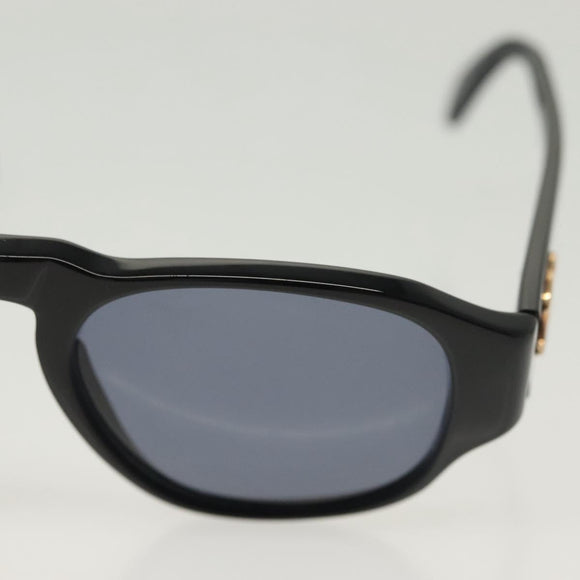 CHANEL Sunglasses Plastic Black CC Auth 141693
