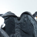 GUCCI Bamboo Hand Bag Nylon 2way Black Silver 007 2040 0275 Auth 141697-21