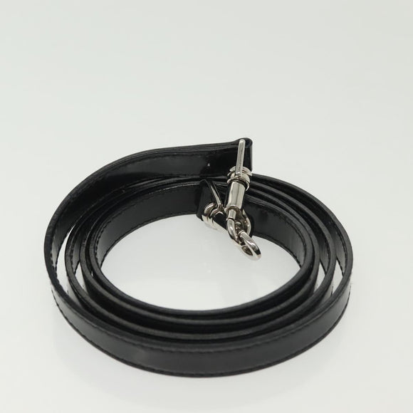 GUCCI Bamboo Hand Bag Nylon 2way Black Silver 007 2040 0275 Auth 141697