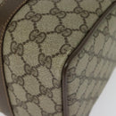 GUCCI GG Supreme Web Sherry Line Boston Bag PVC Beige Gold 40 02 006 Auth 141698-16