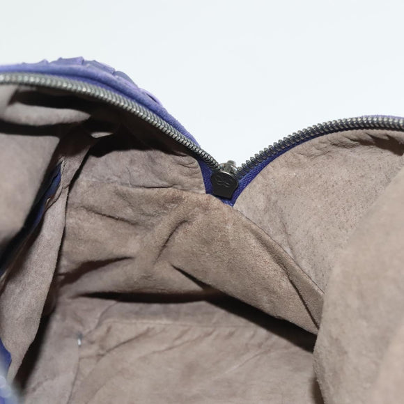 BOTTEGA VENETA INTRECCIATO Hand Bag Leather 2way Purple Auth 141706