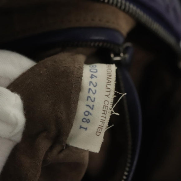 BOTTEGA VENETA INTRECCIATO Hand Bag Leather 2way Purple Auth 141706