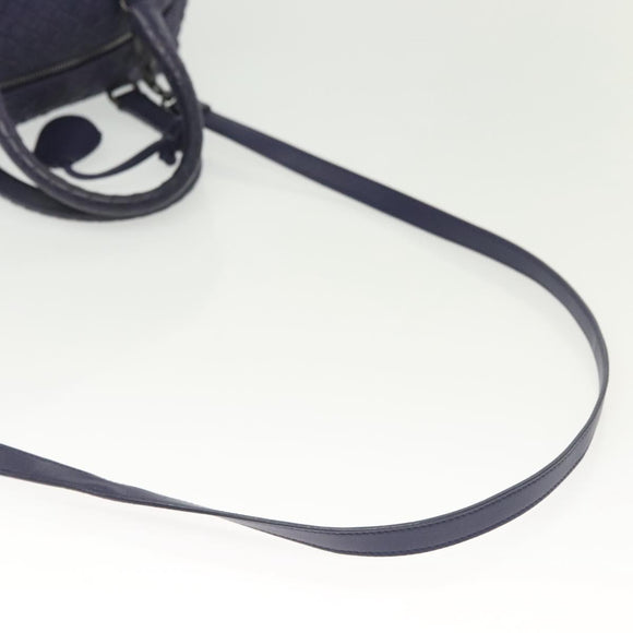 BOTTEGA VENETA INTRECCIATO Hand Bag Leather 2way Purple Auth 141706