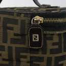 FENDI Vanity Pouch Black Brown Auth 141707-14