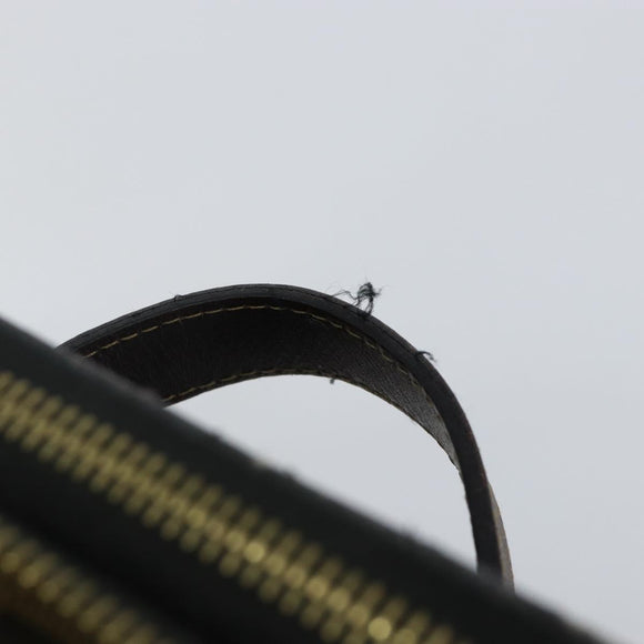 FENDI Vanity Pouch Black Brown Auth 141707