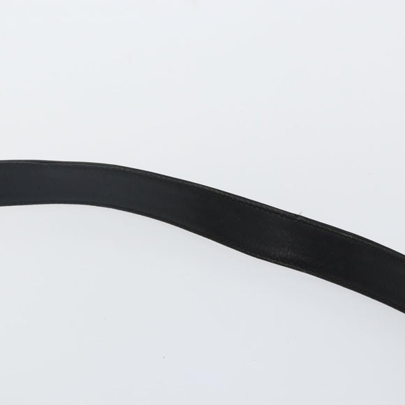 GUCCI Hand Bag Suede Leather 2way Black Gold 001 1732 1638 Auth 141717