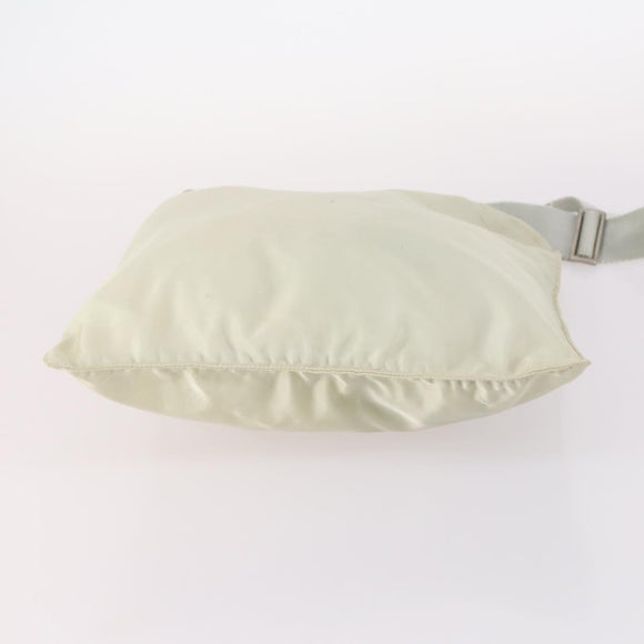 PRADA Shoulder Bag Nylon 3Set Beige Green pink Auth 141719