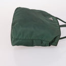 PRADA Shoulder Bag Nylon 3Set Beige Green pink Auth 141719-16