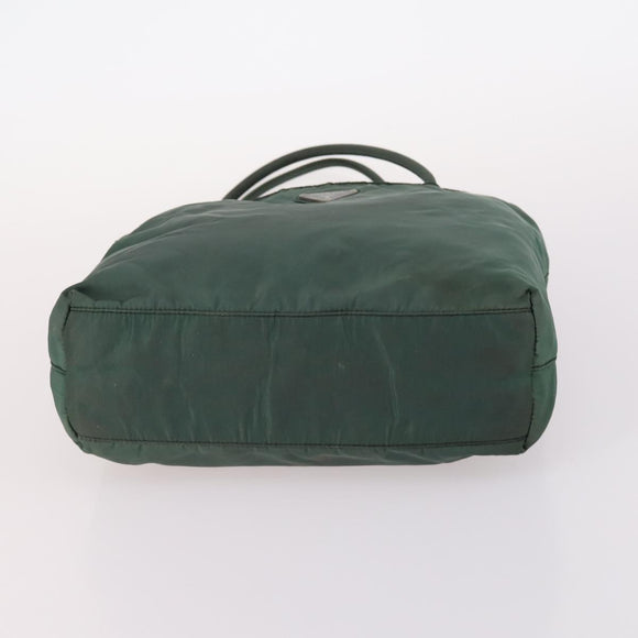 PRADA Shoulder Bag Nylon 3Set Beige Green pink Auth 141719