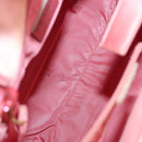 PRADA Shoulder Bag Nylon 3Set Beige Green pink Auth 141719-7