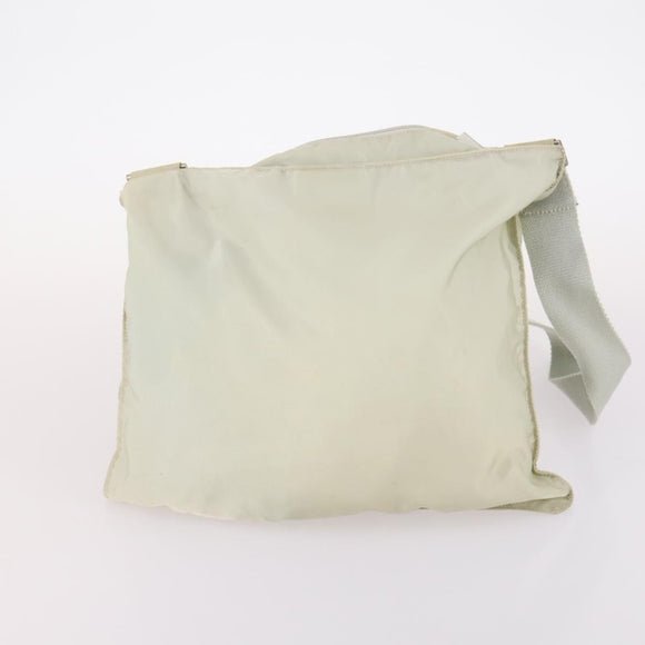 PRADA Shoulder Bag Nylon 3Set Beige Green pink Auth 141719