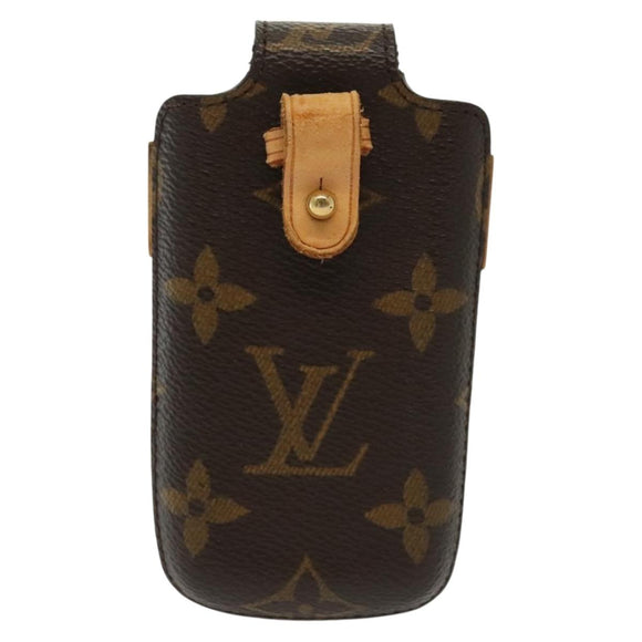 LOUIS VUITTON Etui Telephone International Phone Case 2Set M63064 Auth 141720