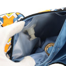GUCCI Reiseset Reiseetui Seide Orange Blau Orig. 141722M-12