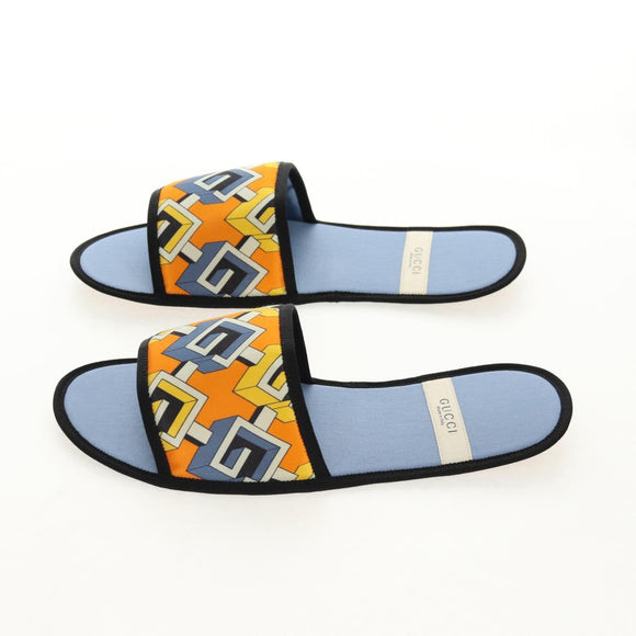 GUCCI Reiseset Reiseetui Seide Orange Blau Orig. 141722M
