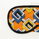 GUCCI Travel Set Travel Case Silk Orange Blue Auth 141722M-24