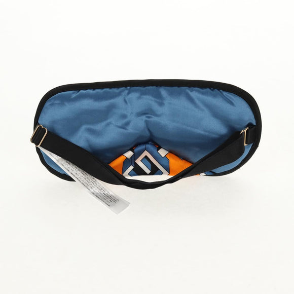 GUCCI Reiseset Reiseetui Seide Orange Blau Orig. 141722M