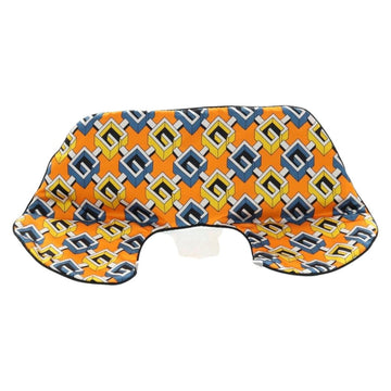 GUCCI Travel Set Travel Case Silk Orange Blue Auth 141722M - 0