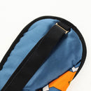 GUCCI Travel Set Travel Case Silk Orange Blue Auth 141722M-30