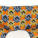 GUCCI Travel Set Travel Case Silk Orange Blue Auth 141722M-4