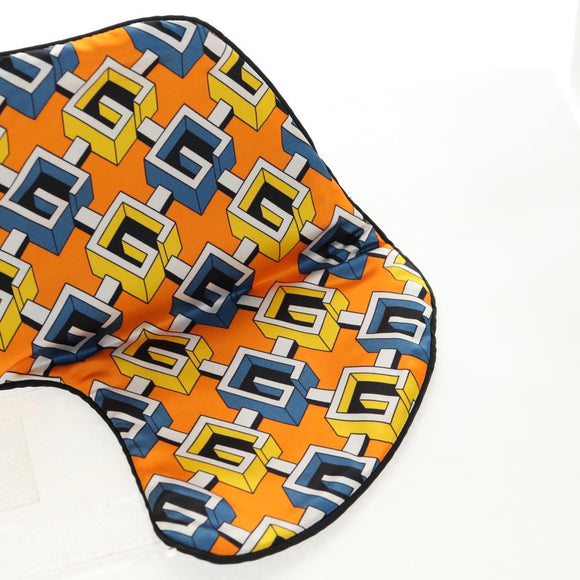 GUCCI Travel Set Travel Case Silk Orange Blue Auth 141722M