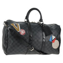 LOUIS VUITTON Damier Graphite Keepall Bandouliere 45 Bag N41057 LV Auth 141724V-1