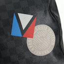 LOUIS VUITTON Damier Graphite Keepall Bandouliere 45 Bag N41057 LV Auth 141724V-21