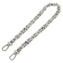 LOUIS VUITTON Chain Strap metal Silver LV Auth 141725M-1