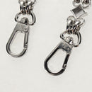 LOUIS VUITTON Chain Strap metal Silver LV Auth 141725M-6