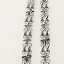 LOUIS VUITTON Chain Strap metal Silver LV Auth 141726M-4