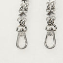LOUIS VUITTON Chain Strap metal Silver LV Auth 141726M-7