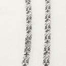 LOUIS VUITTON Chain Strap metal Silver LV Auth 141726M-8