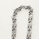 LOUIS VUITTON Chain Strap metal Silver LV Auth 141726M-9