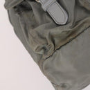 PRADA Backpack Nylon Green Silver Auth 141751-15