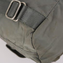 PRADA Backpack Nylon Green Silver Auth 141751-17