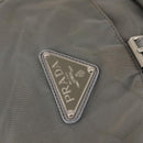 PRADA Backpack Nylon Green Silver Auth 141751-18