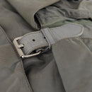 PRADA Backpack Nylon Green Silver Auth 141751-9