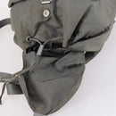 PRADA Backpack Nylon Green Silver Auth 141751-19