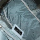 PRADA Backpack Nylon Green Silver Auth 141751-11