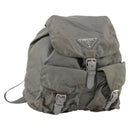 PRADA Backpack Nylon Green Silver Auth 141751-1