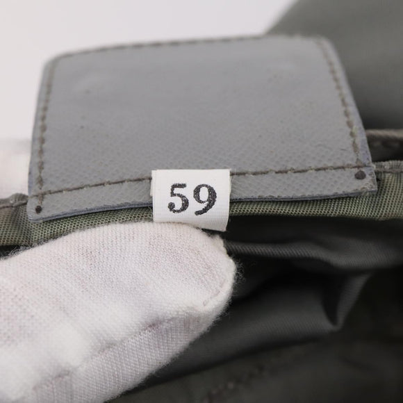 PRADA Backpack Nylon Green Silver Auth 141751