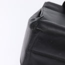 LOEWE Anagram Hand Bag Leather 2way Black Gold Auth 141752-10