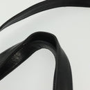 LOEWE Anagram Hand Bag Leather 2way Black Gold Auth 141752-7