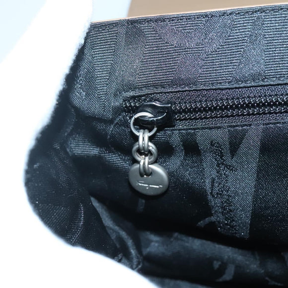 Salvatore Ferragamo Vala Shoulder Bag Leather Brown Silver Auth 141757