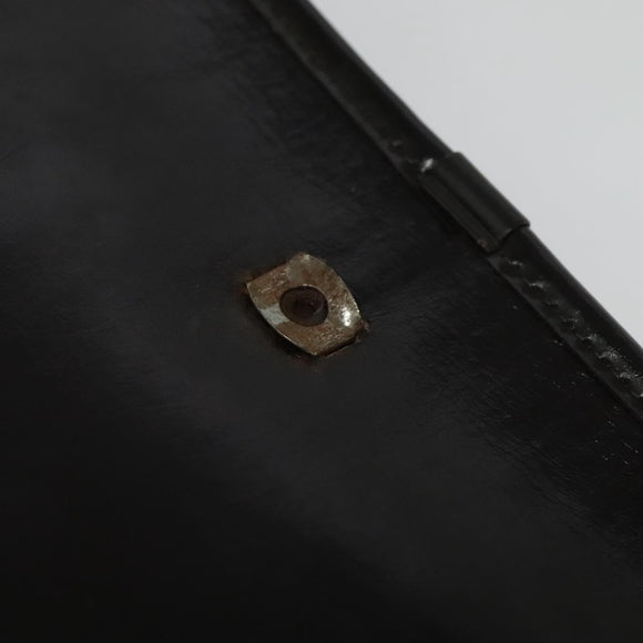 Christian Dior Trotter Canvas Chain Shoulder Bag Brown Gold Auth 141758